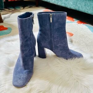 Sam Edelman Codie Dusty Violet Suede Ankle Boots Sz 9.5